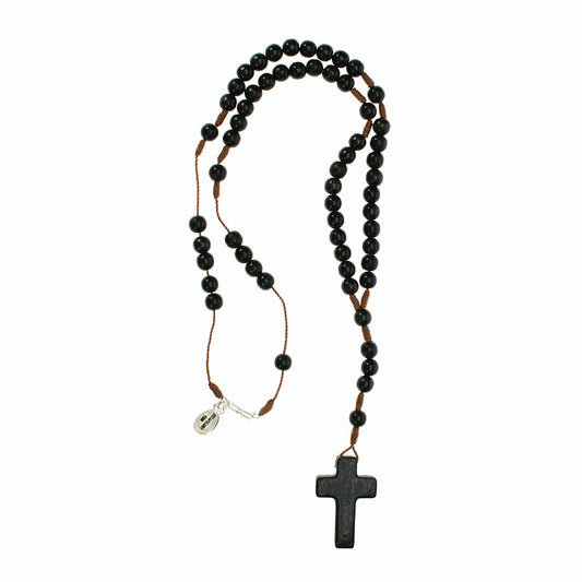 Original Escapulario Rosenkranz Kette kurz, schwarz