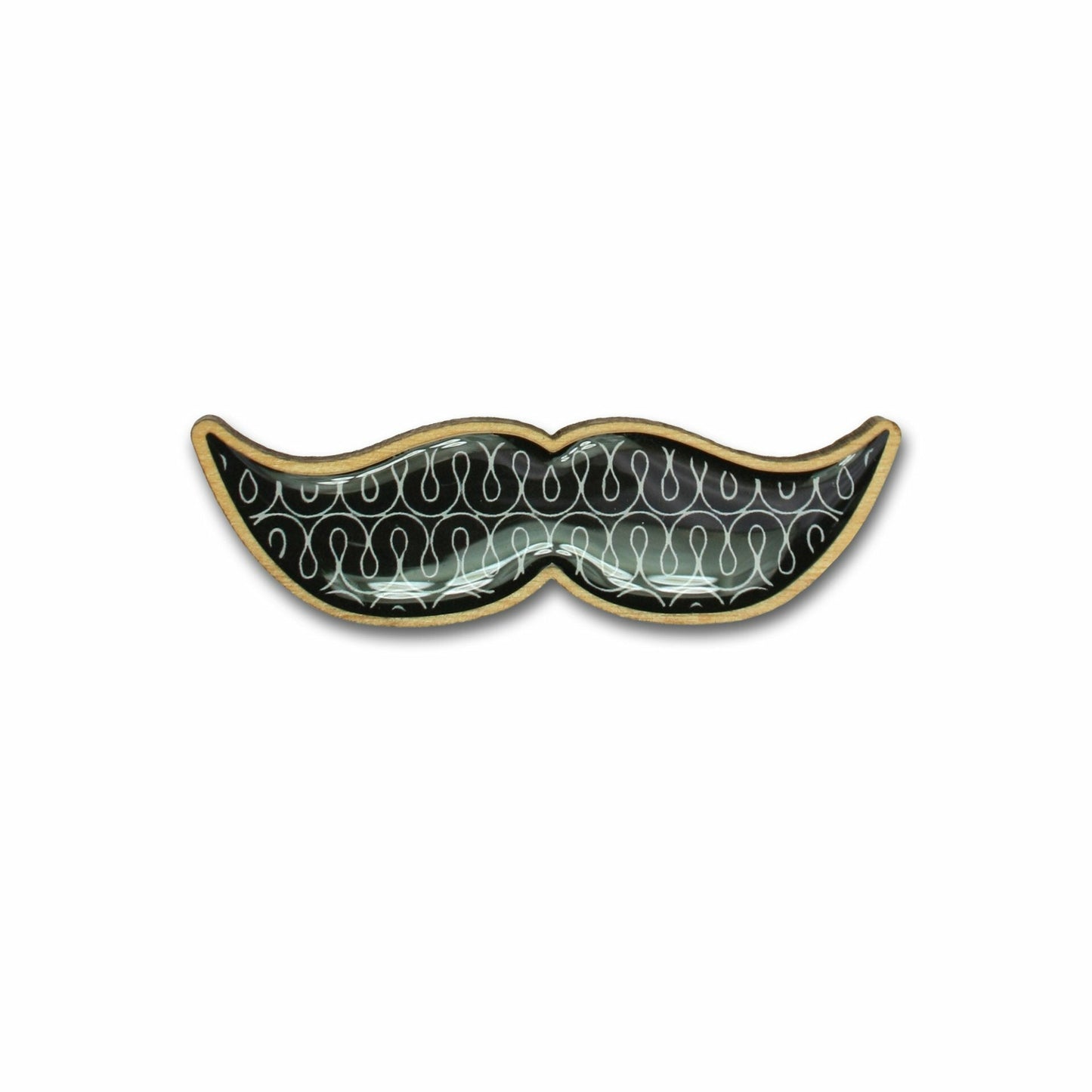 Moustache en épingle à bois