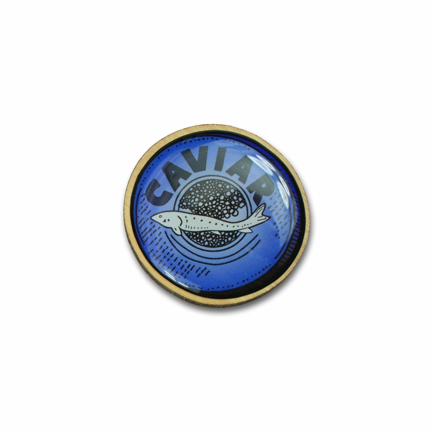 Woodpin caviar tin