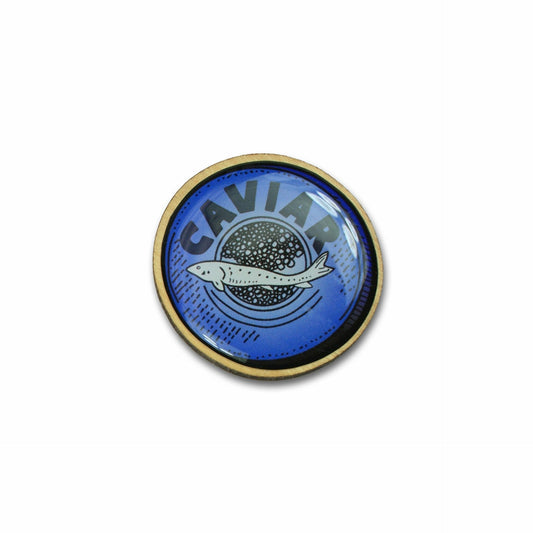 Woodpin caviar tin