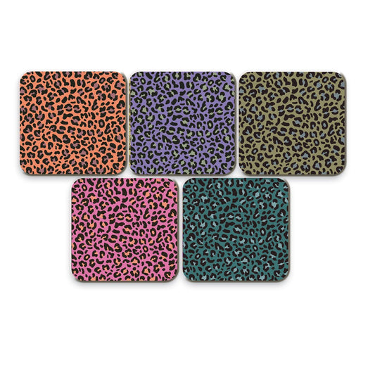 Lot de 5 sous-verres LEO