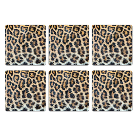Lot de 6 sous-verres LEO
