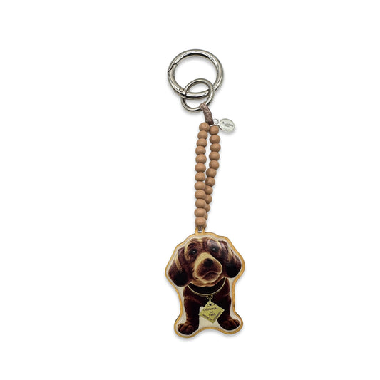 Taschenanhänger Wackeldackel