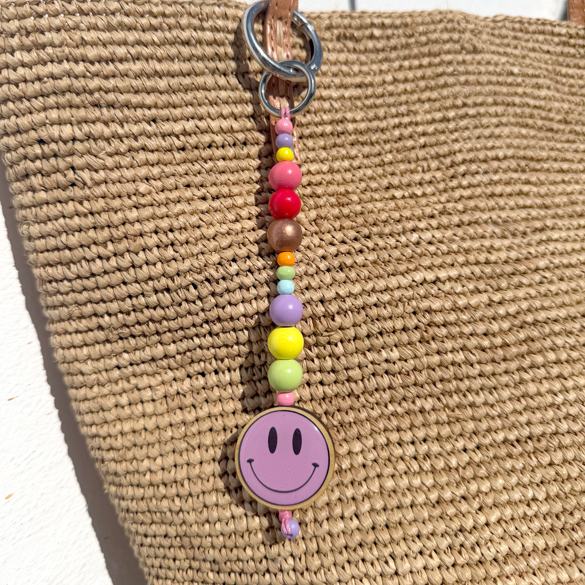 Taschenanhänger Smile