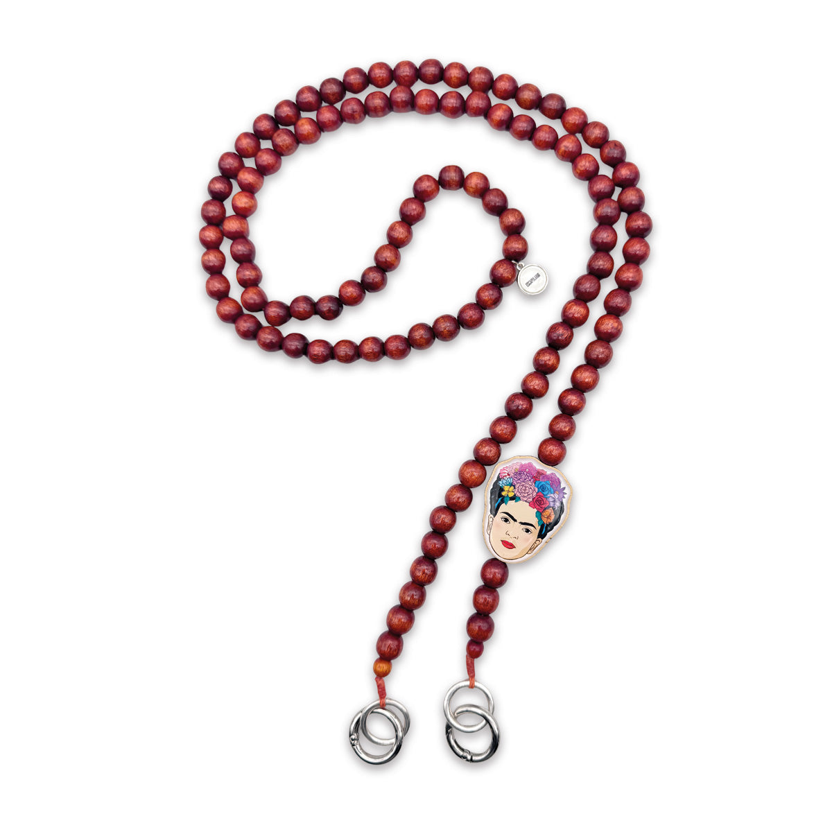Frida Kahlo Phone Necklace Terracotta