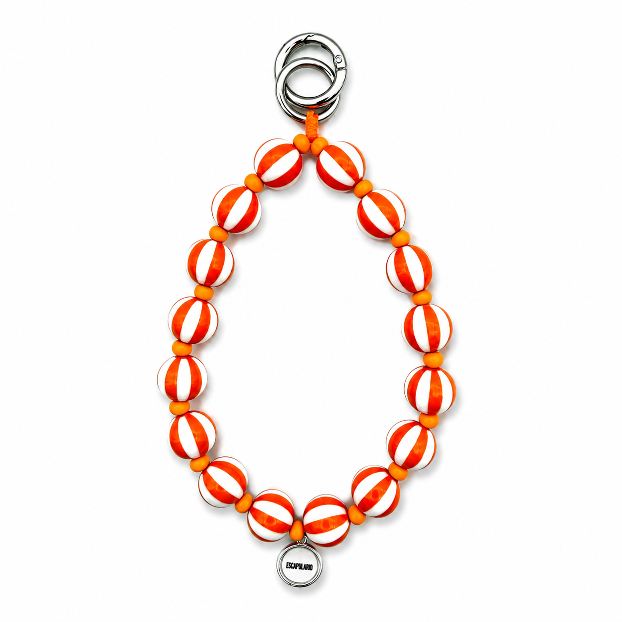 Schlüsselkette Stripe Orange