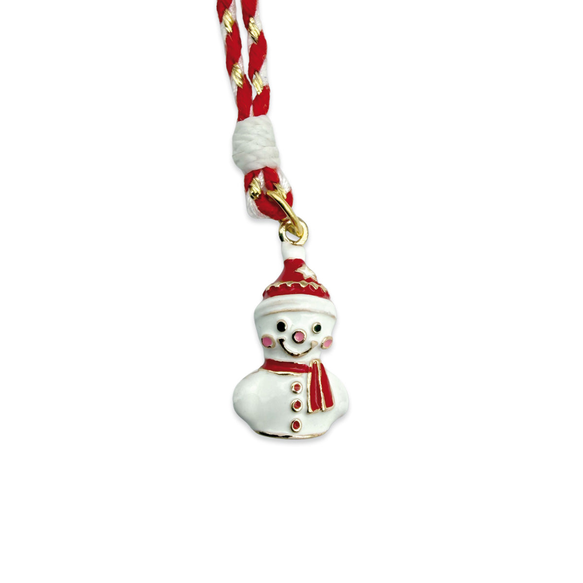 Stringkette mit Schneemann