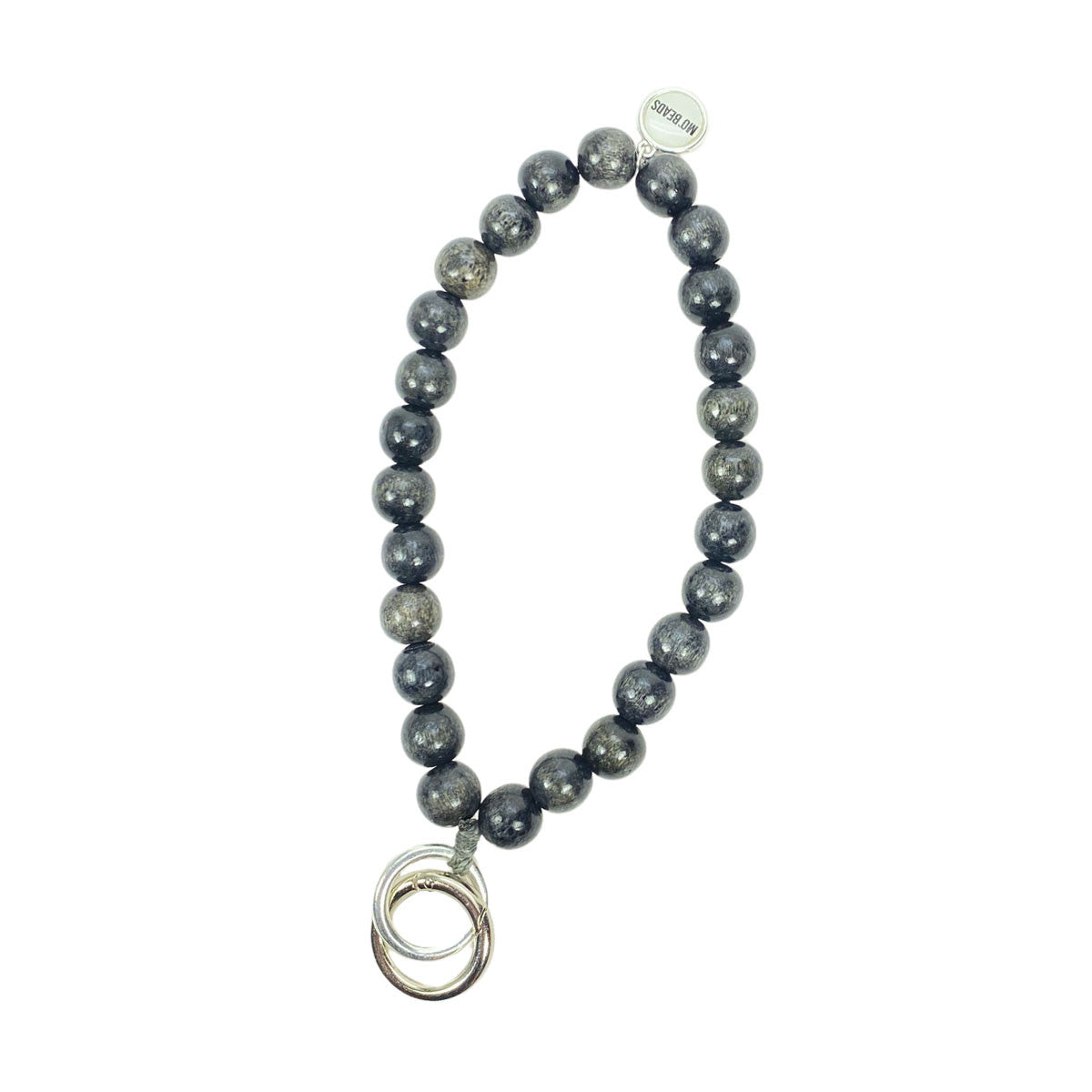 Escapulario Schlüsselkette Grau als dezentes minimalistisches Accessoire für den Alltag eine vielseitige Geschenkidee für Frauen.