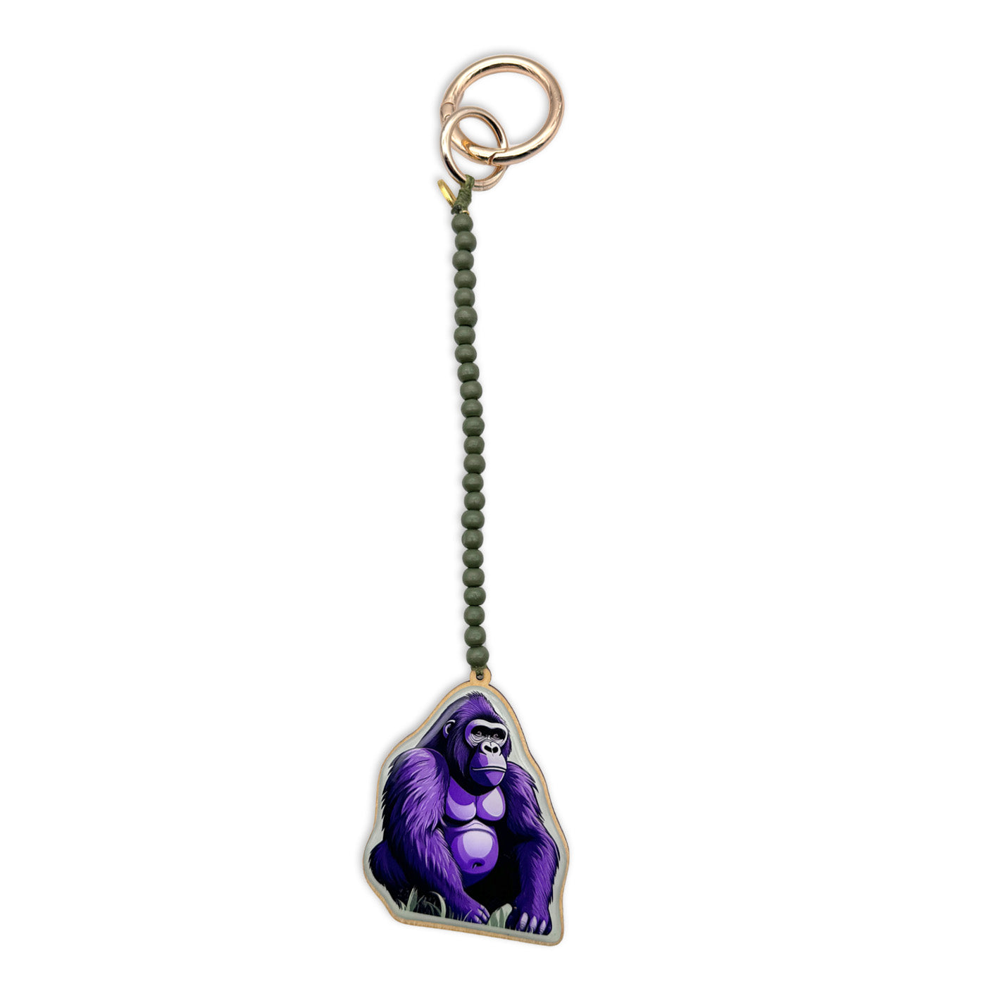 Escapulario Taschenanhänger Gorilla als cooles Accessoire für Taschen und Handtaschen.