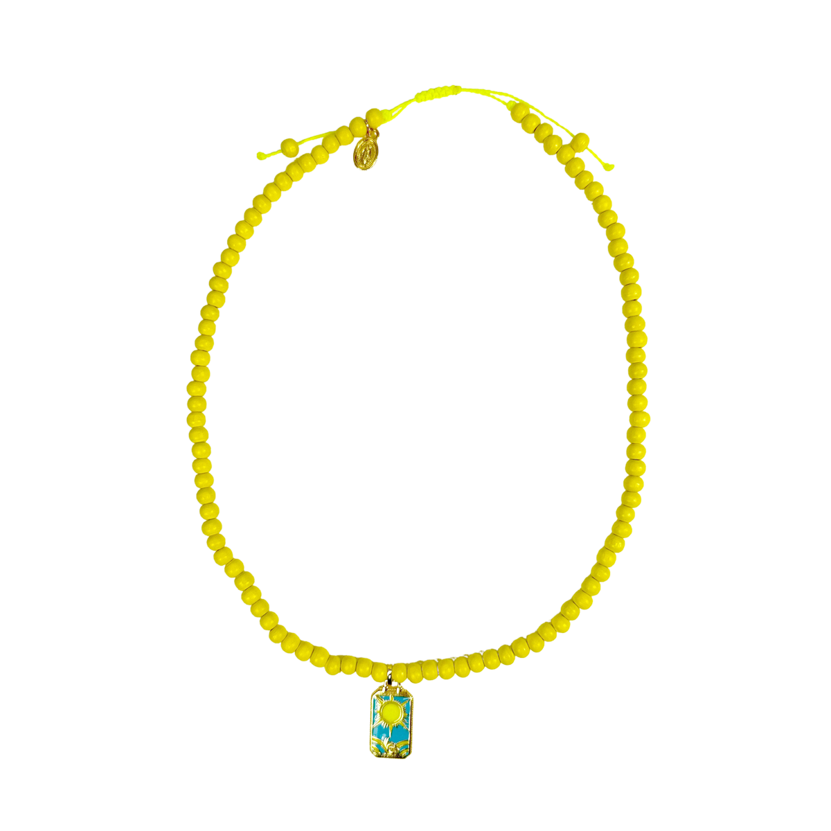 Escapulario Kollektion Symbol-Ketten, handgefertigte Halsketten mit verschiedenen Symbolanhängern als bedeutungsvoller Damenschmuck.