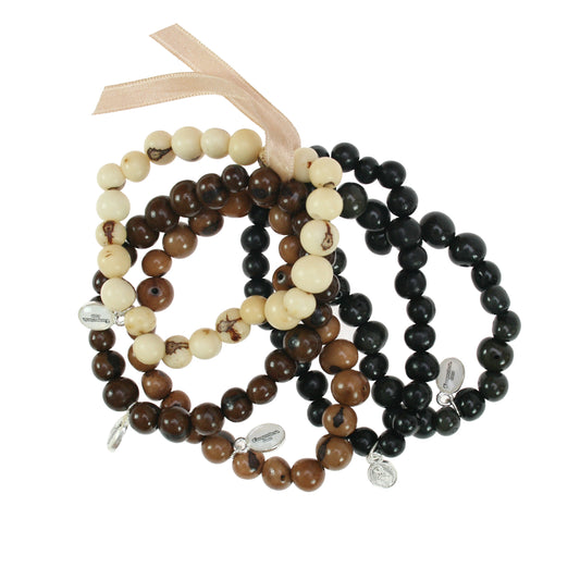 ACAI Bracelet Set Chocolate Tones