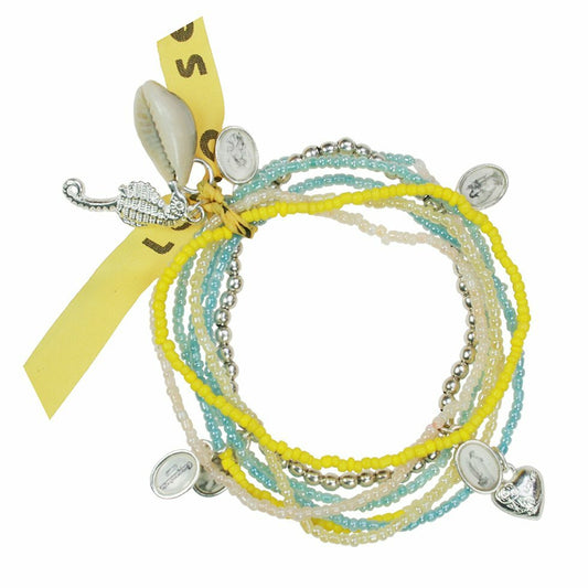 Ensemble de bracelets Make A Wish en argent jaune