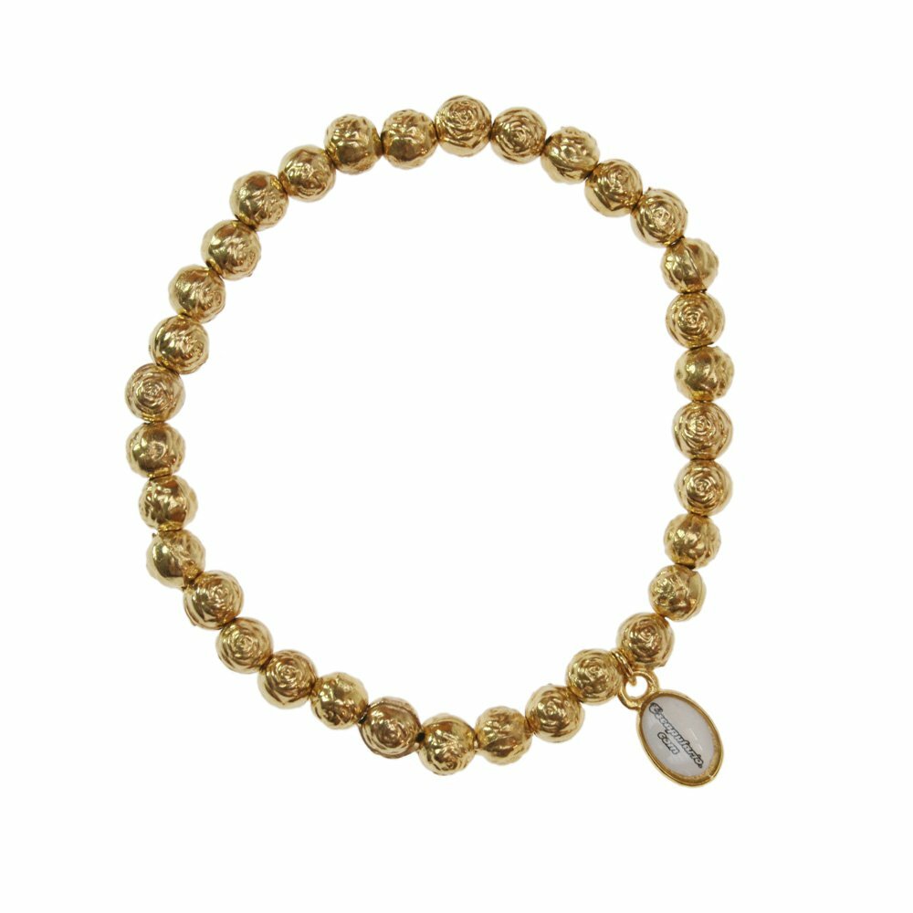 metal stretch bracelet gold-colored