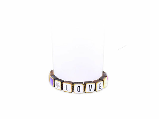 Colour Up Holzarmband "Love"