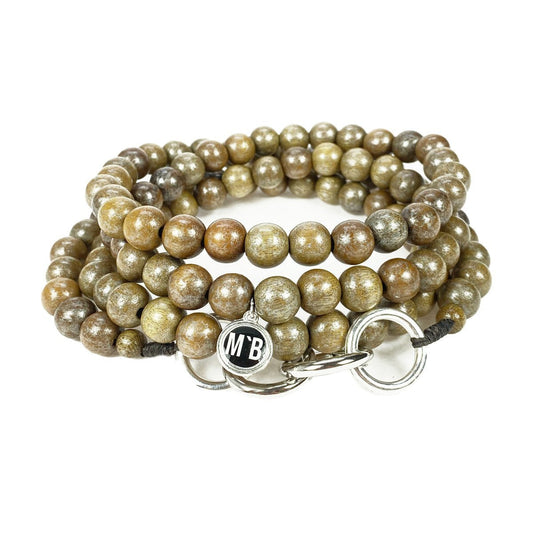 mobile phone chain brown metallic