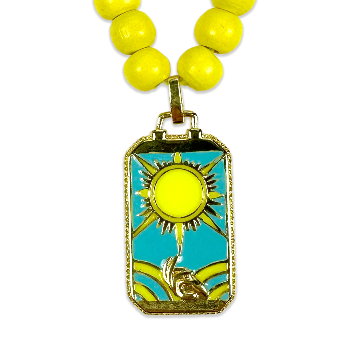 Symbol-Kette Lemon mit Lucky Charms Anhänger