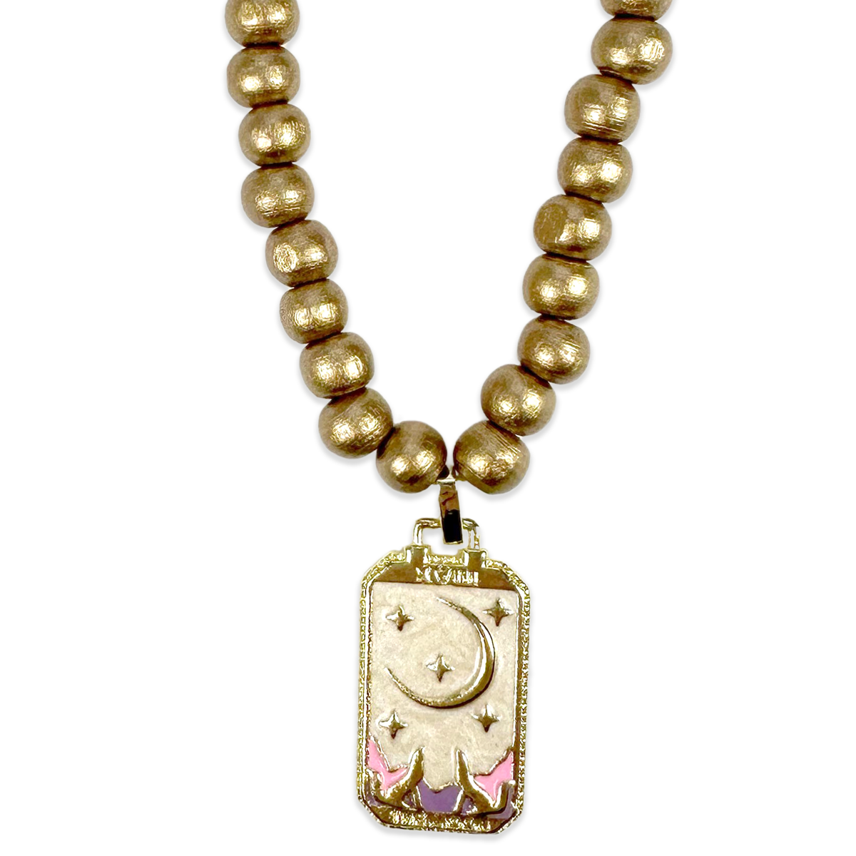 Collier Symbole en Or avec Pendentif Porte-Bonheur