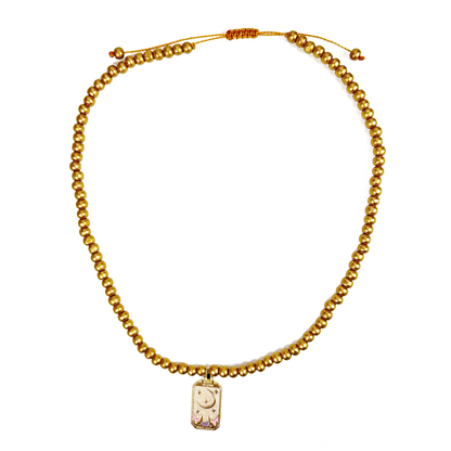 Collier Symbole en Or avec Pendentif Porte-Bonheur