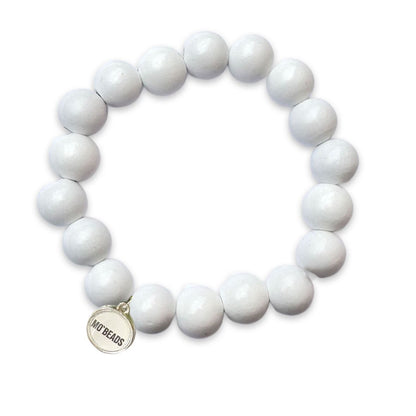 wooden bracelet white