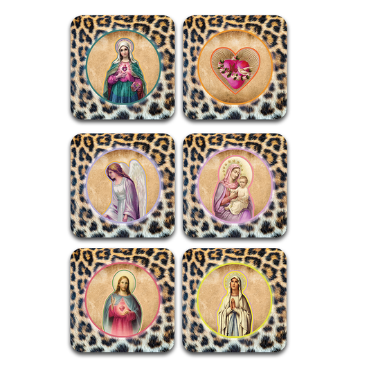 Lot de 6 sous-verres MADONNA