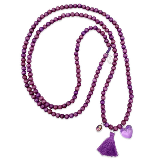 Quastenkette Lila