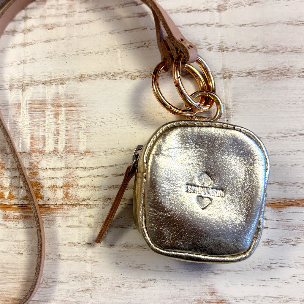 Clip Purse Mini Weissgold