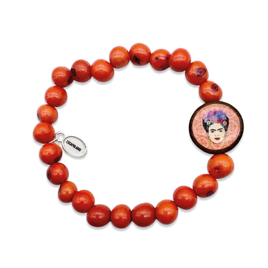 Frida Kahlo Acai-Armband Orange