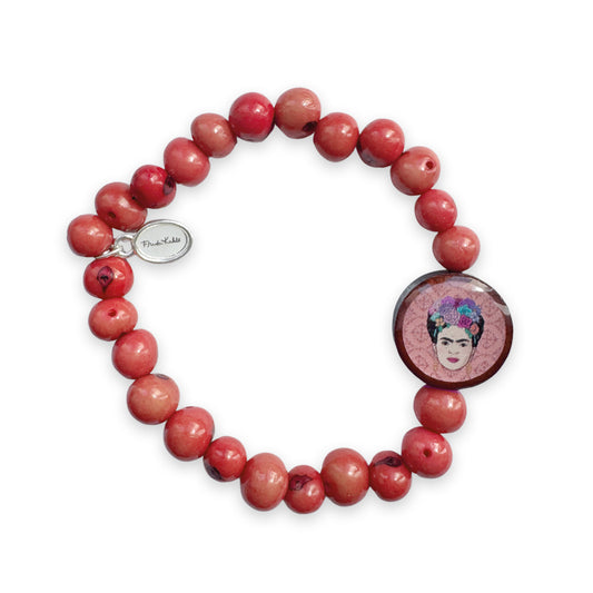 Frida Kahlo Acai-Armband Alt-Rosa