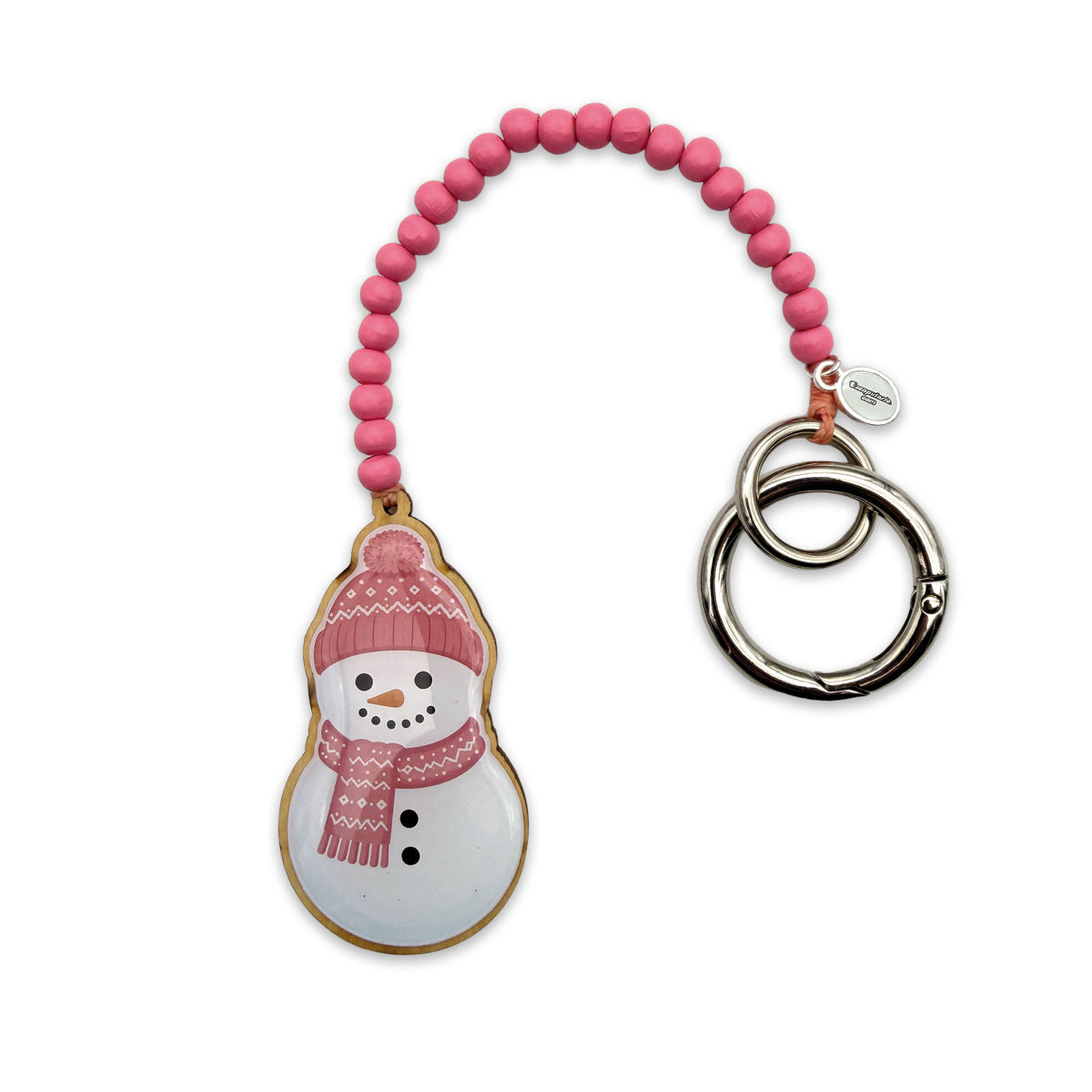 Taschenanhänger Schneemann