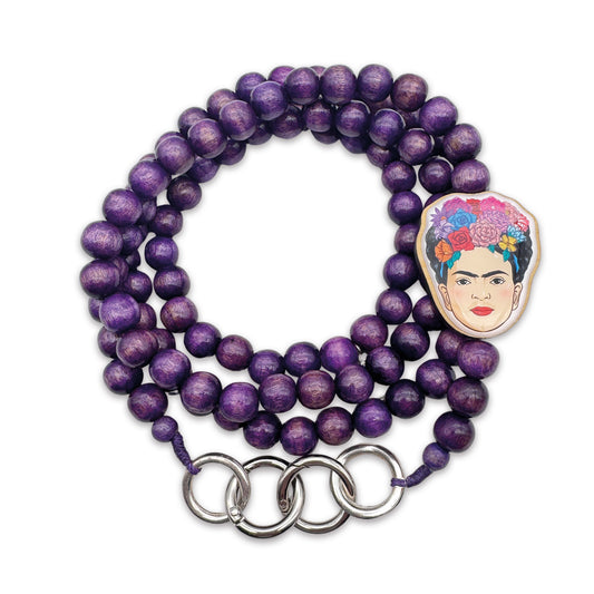 Frida Kahlo Handykette Lila