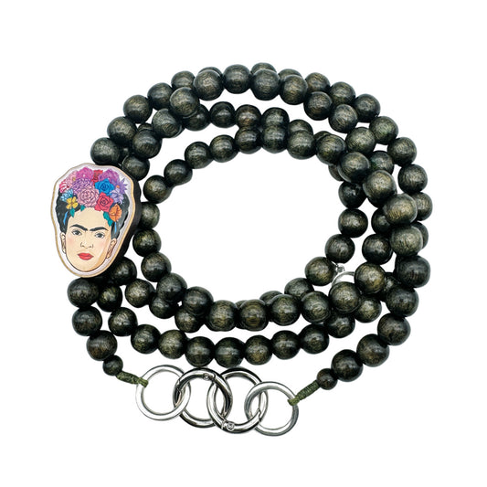 Frida Kahlo Handykette Olive