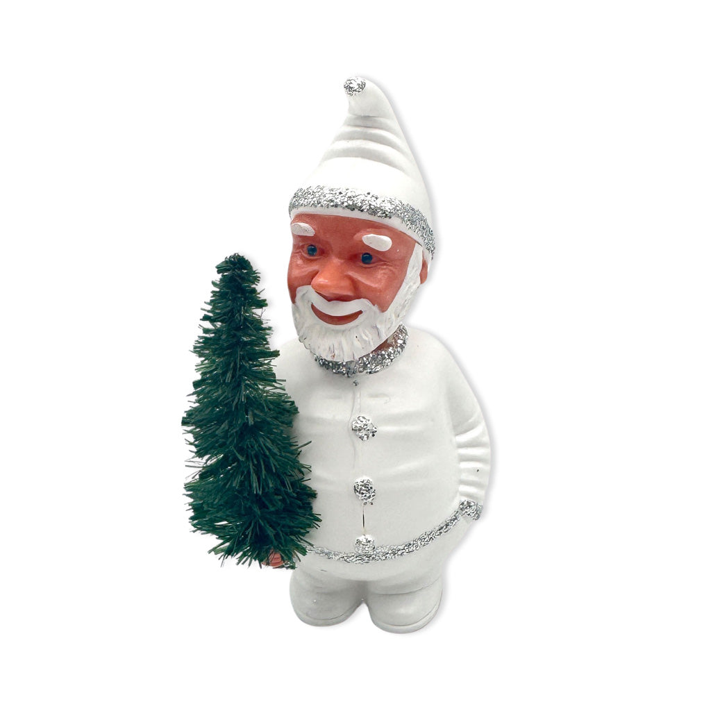 Wobbly Santa Claus White