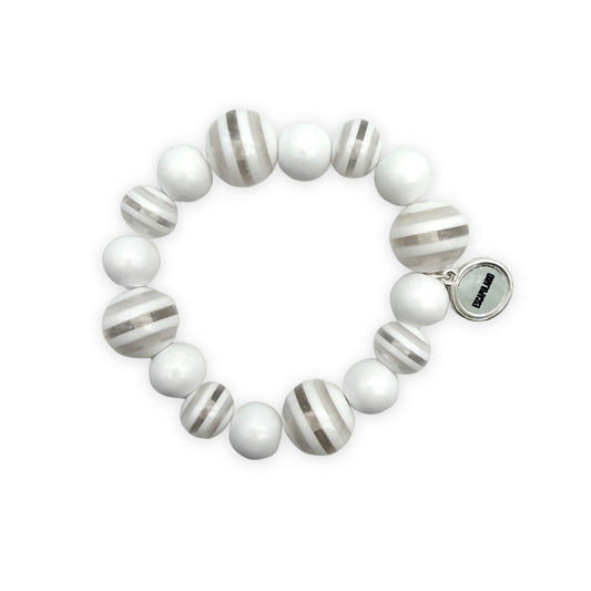 Armband STRIPE MIX – Weiss