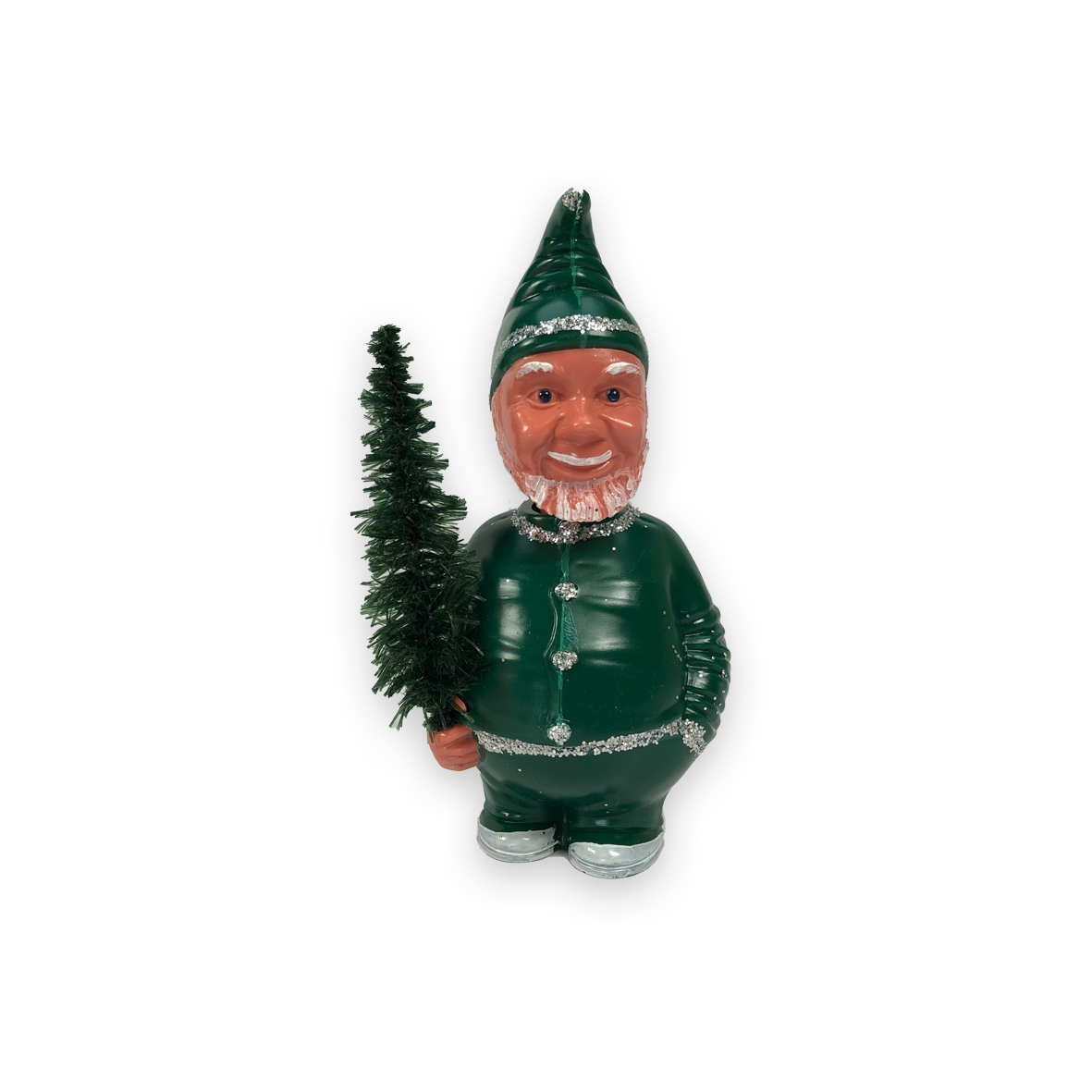 Wobbly Santa Claus Green