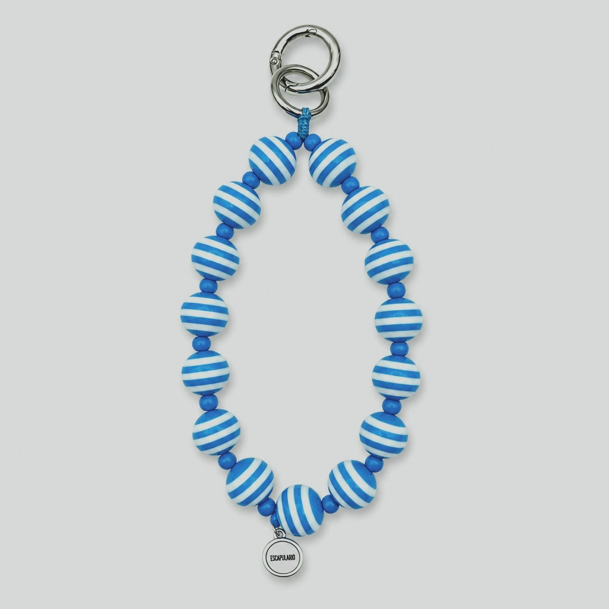 Schlüsselkette Stripe Blau