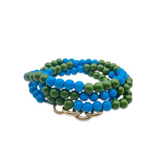 mobile phone chain bamboo jeans made of wooden beads