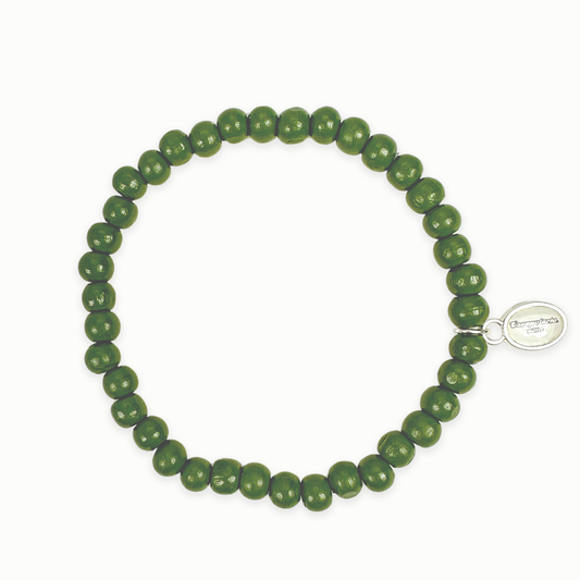 wooden bead bracelet bamboo
