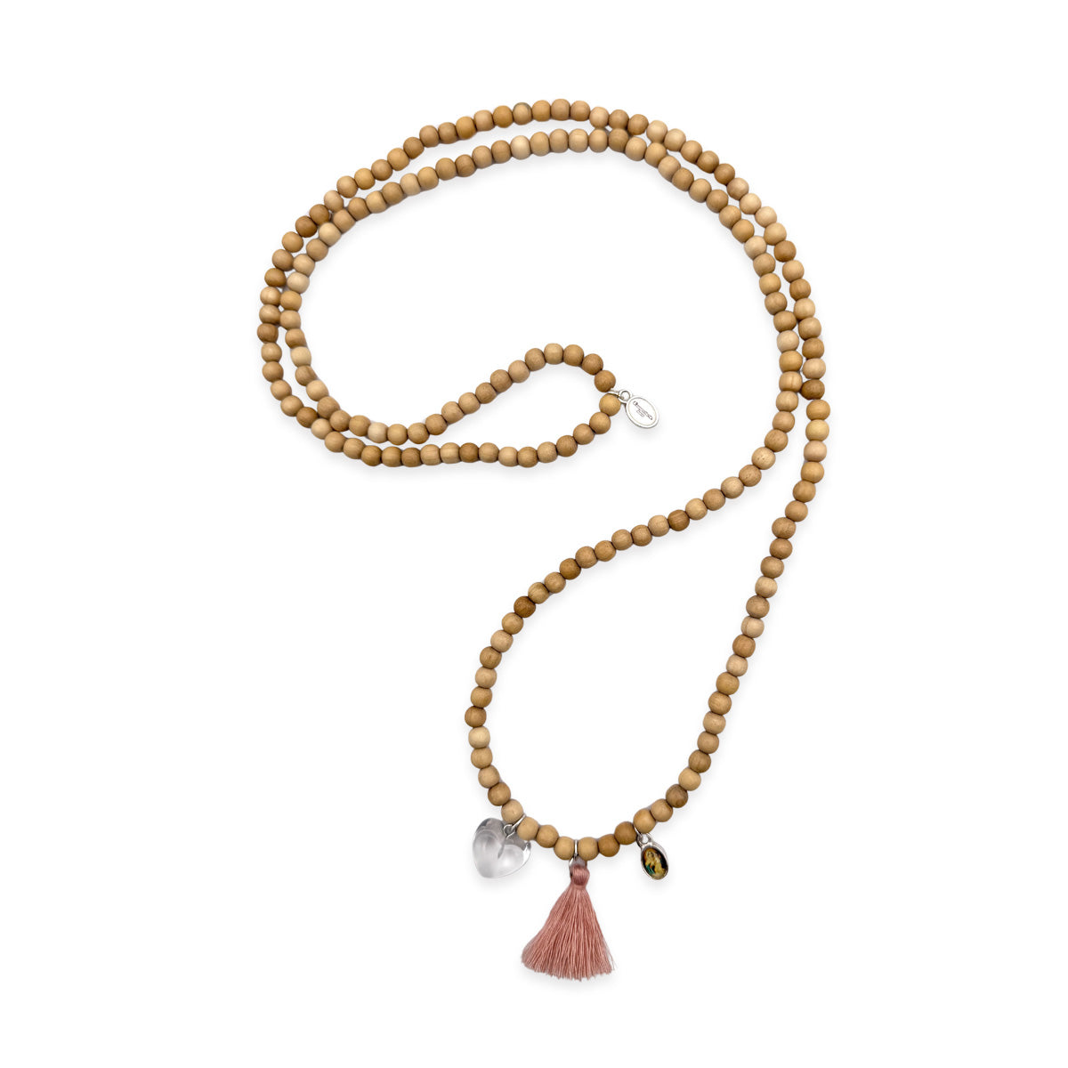 Tassel necklace Brown Natural Light