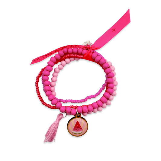 Bracelet Set 2025 Pink Melon