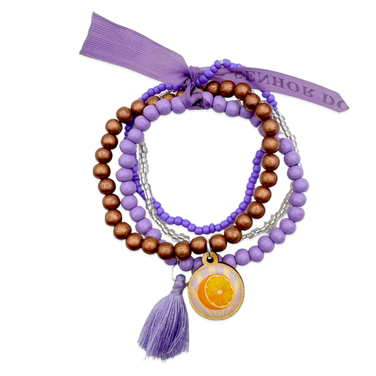 Bracelet Set 2025 Lilac Orange