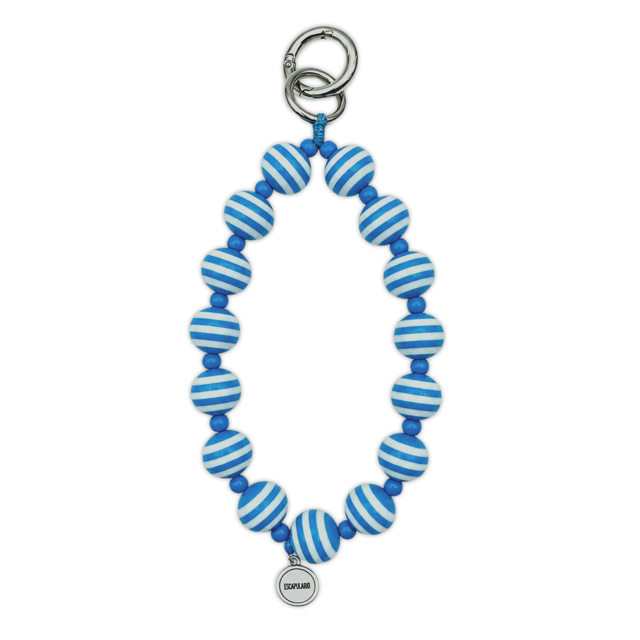 Schlüsselkette Stripe Blau