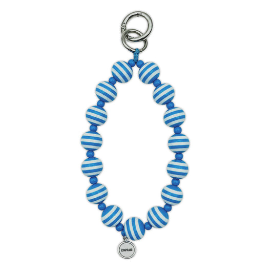 Schlüsselkette Stripe Blau