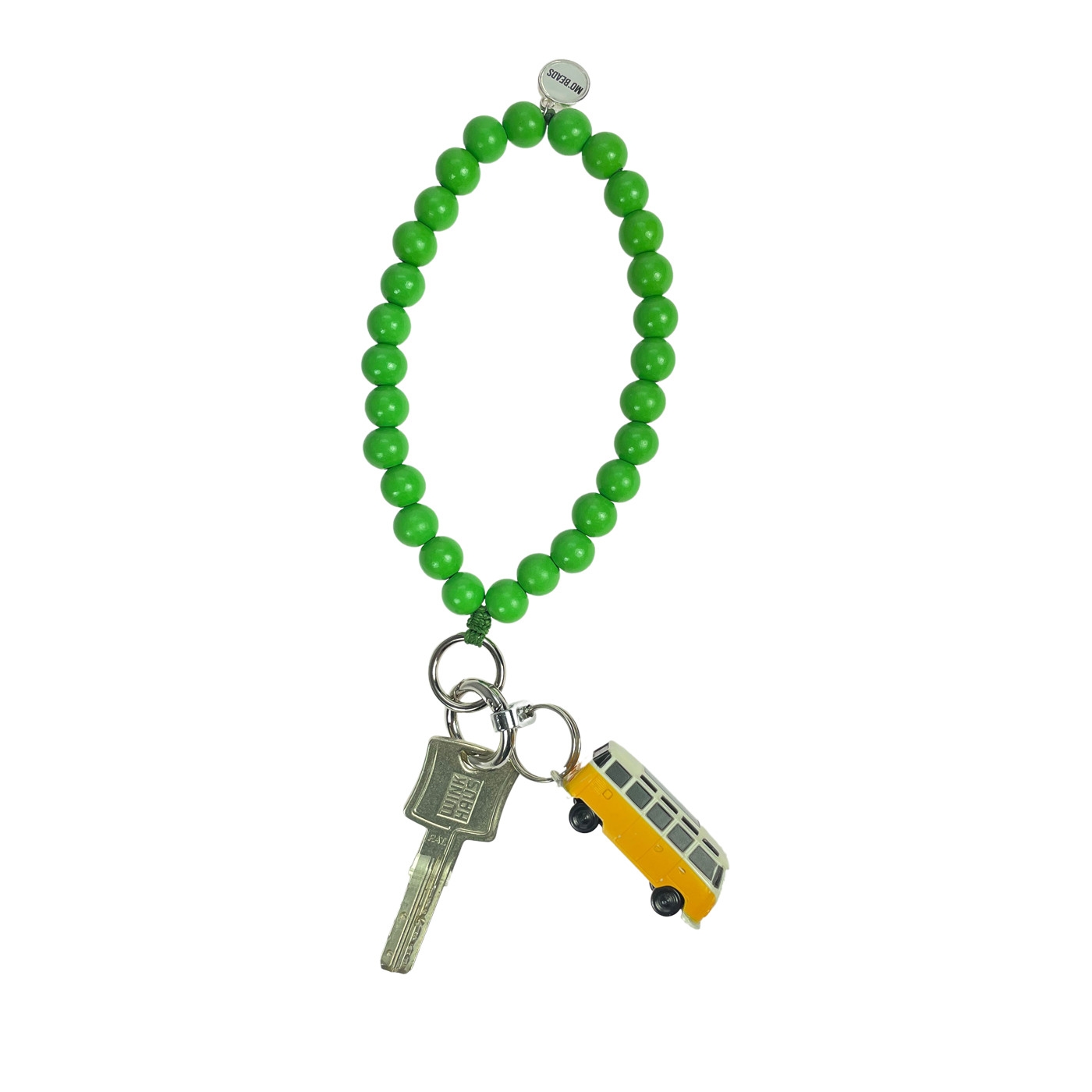Escapulario Schlüsselkette Apple als frisch grünes Accessoire für den Schlüsselbund eine sommerliche Geschenkidee für Damen.