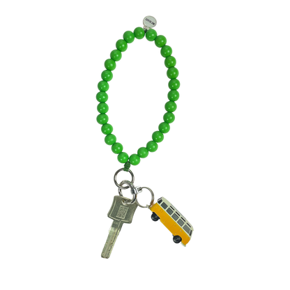 Escapulario Schlüsselkette Apple als frisch grünes Accessoire für den Schlüsselbund eine sommerliche Geschenkidee für Damen.