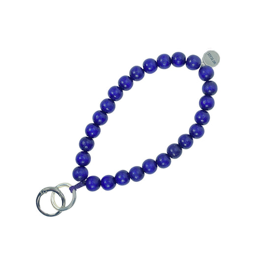Escapulario Schlüsselkette Blau als klassisches frisches Accessoire für den Schlüsselbund eine vielseitige Geschenkidee für modebewusste Damen.