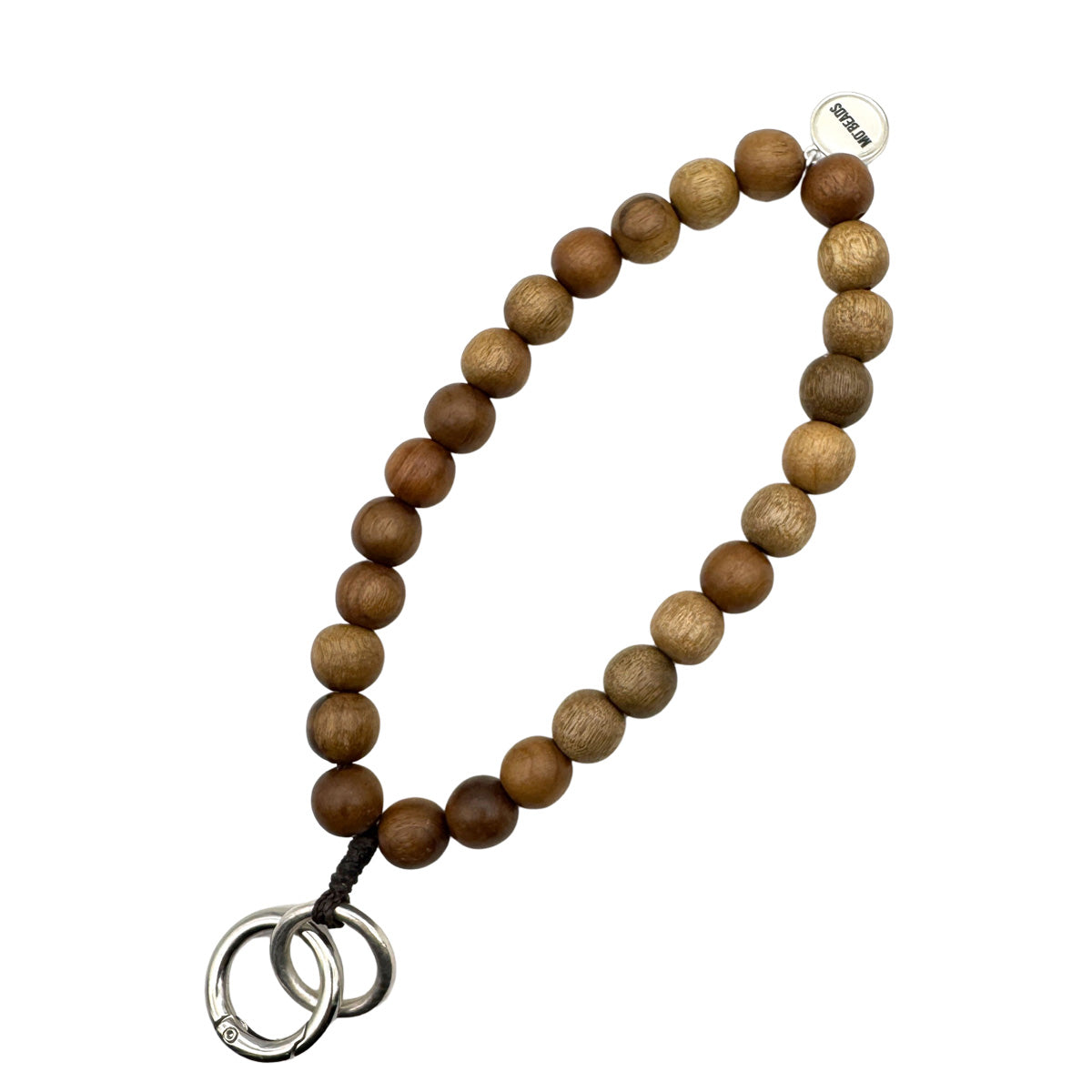 Escapulario Schlüsselkette Brown Nature Dark als naturnahes geerdetes Accessoire für den Alltag ein zeitloses Geschenk für modebewusste Frauen.