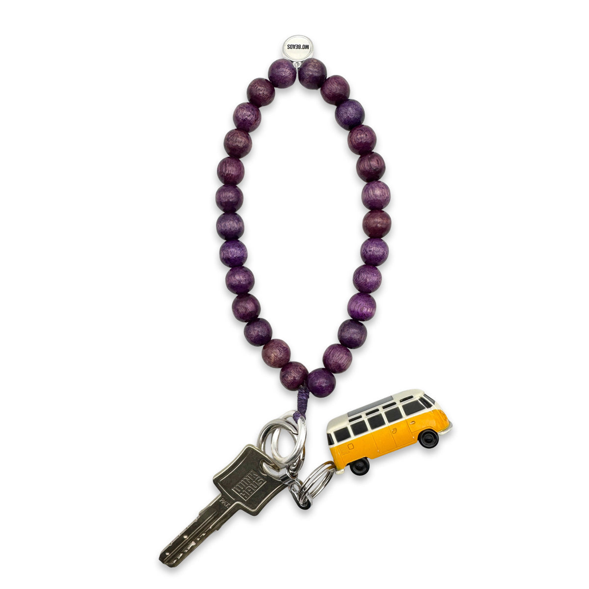 Escapulario Schlüsselkette Lila als feminines Statement Accessoire für den Alltag eine romantische Geschenkidee für modebewusste Frauen.