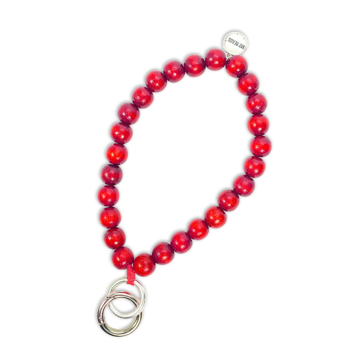 Escapulario Schlüsselkette Rot als auffälliges Statement Accessoire für den Alltag eine lebhafte Geschenkidee für modebewusste Damen.