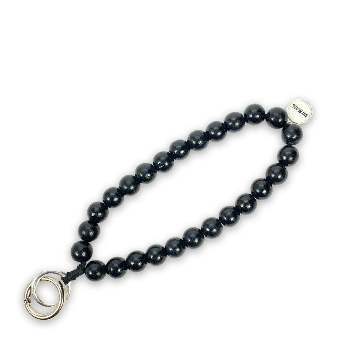 Escapulario Schlüsselkette Schwarz als schlichtes zeitloses Accessoire für den Schlüsselbund ein vielseitiges Geschenk für Damen.
