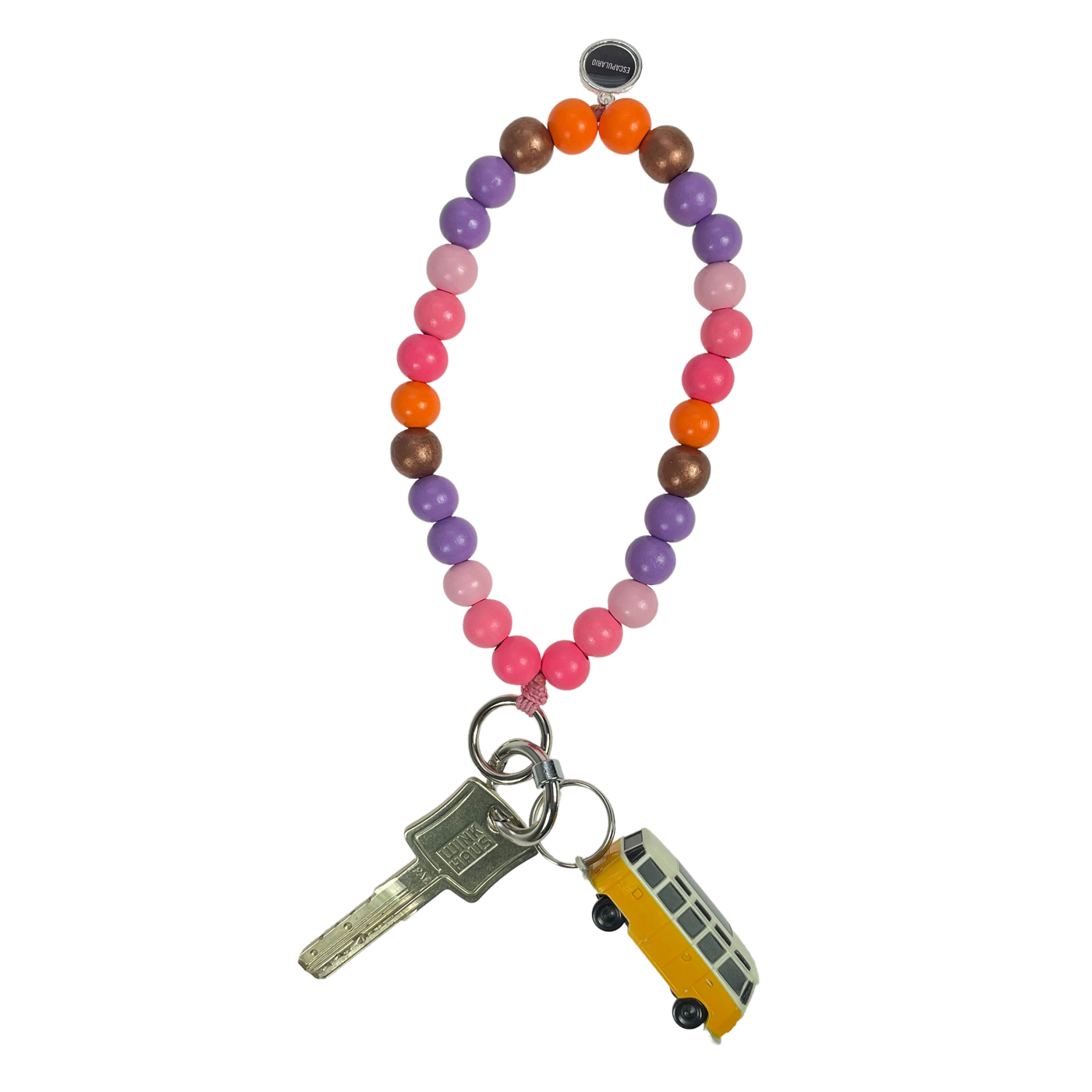 Escapulario Schlüsselkette Fairy als magisch buntes Accessoire für den Schlüsselbund eine verspielter Geschenkidee für modebewusste Damen.